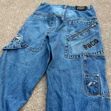 パンツ 90s PACO JEANS Super Baggy Cargo Denim vintage+paco+carpenter+jeans+.