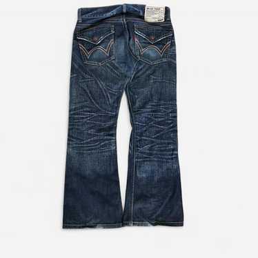 美品 Japanese label tornado mart pants Tornado Mart Japan Distressed Japan Style Jeans Denim Blue