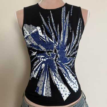 【希少】Chrome Hearts star print Tank Top XL chrome-hearts-bad-seed-ch-