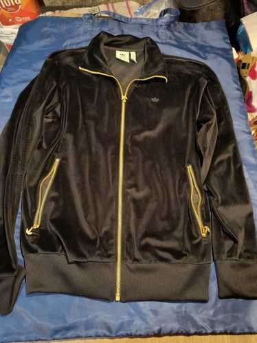 トップス archive adidas velour track jacket black Black adidas Originals Velour Firebird Track Top - JD Sports