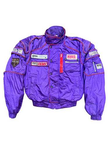 KISS RACING TEAM ジャケット Mサイズ 紫 Vintage kiss racing team - Gem