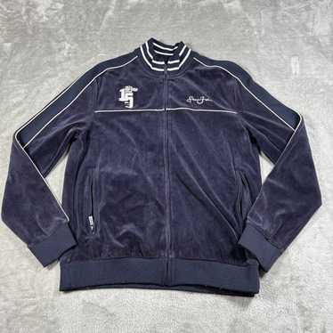 ジャケット・アウター 90s Sean John Navy Velor Track Jacket s-l400.jpg