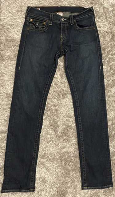 True Religion ダークブルー デニム　28 True Religion ダークブルーデニム 28 True Religion Black w