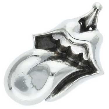 アクセサリー CHROME HEARTS Lips & Tongue Guitar pick Chrome Hearts Rolling Stones Guitar Pick Pendant – Justin Reed