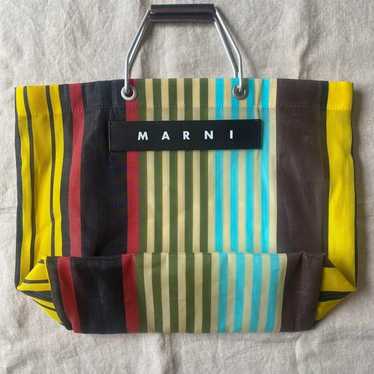 新品　MARNI MARKET STRIPE BAG Marni Market Stripe Tote | Mercy Vintage