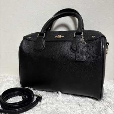 バッグ COACH Mini Boston 2Way Satchel Bag Navy COACH 2WAY Shoulder Bag Crossbody Mini Boston Product F55465
