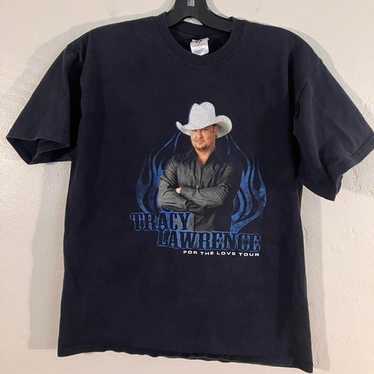 ミュージシャン Tracy Lawrence t-shirt Vintage 90s Vintage 90's Tracy Lawrence American Music Singer Country