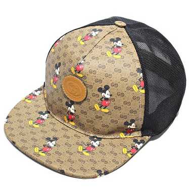 Mickey♡　GUCCI GGパターン ベースボールキャップ Gucci disney mickey cap - Gem