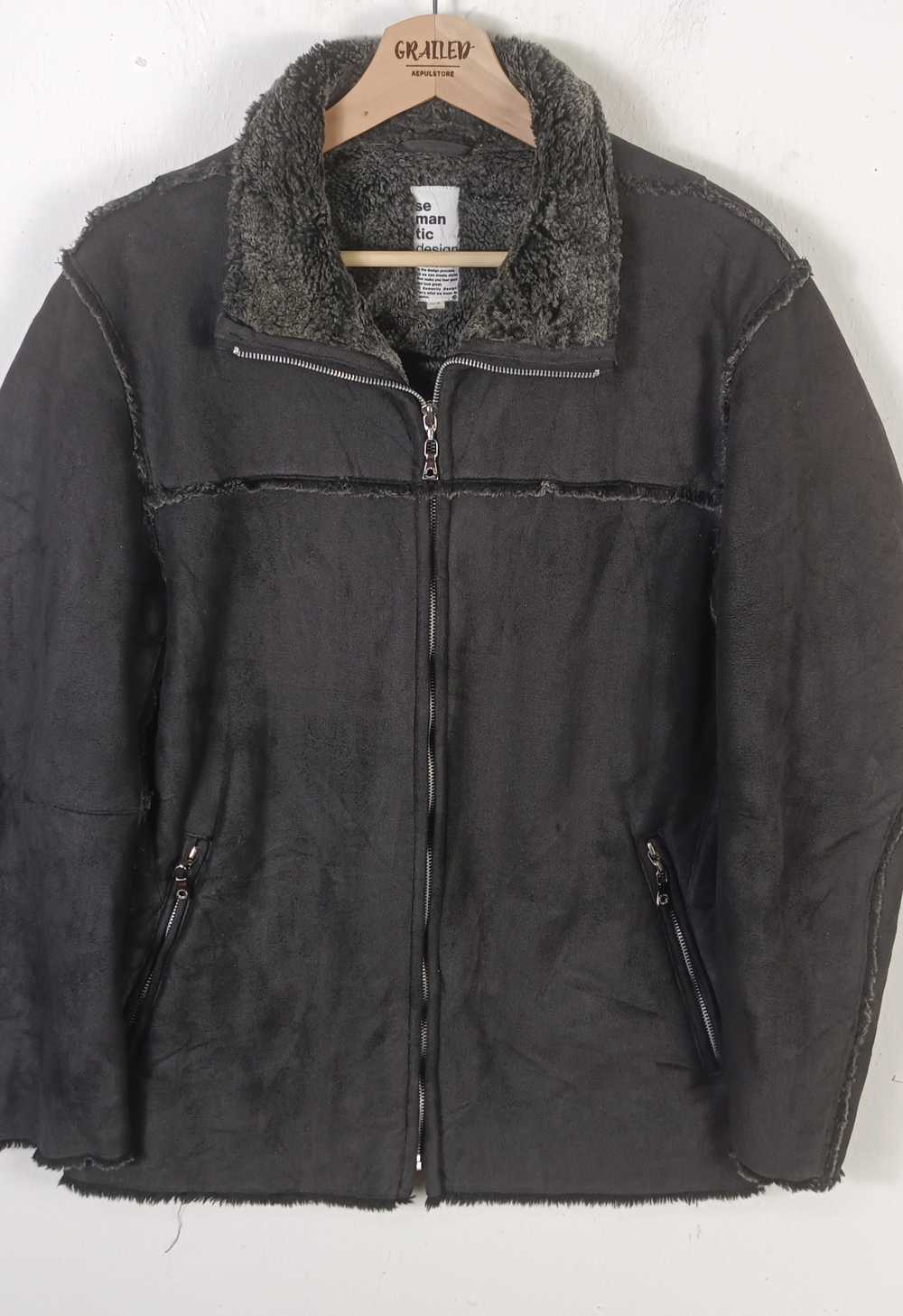 semanticdesign Semantic Design Burn Waxed Fur Jac… - image 5