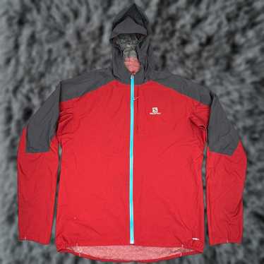 スキー 00s old salomon nylon shell jacket L Vintage Salomon Insulated Ski Jacket Winter Wear Multicolor