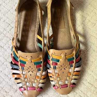 Colorful Huarache Sandals - Gem