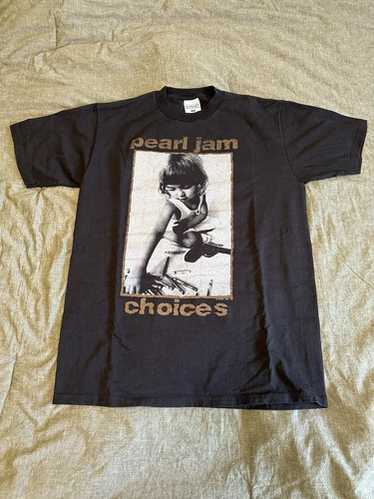 トップス 90s PEARL JAM 1992 choices kids guns VTG 1992 Pearl Jam Choices 9 out of 10 Kids Prefer Crayons