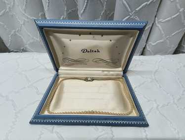 Vintage Deltah Simulated Pearls In Original Case … - image 1