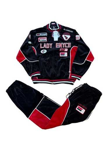 deadstock ENYCE velour sweatsuit XXXL 赤白 ENYCE - deadstock ENYCE velour sweatsuit XXXL B系の通販 by