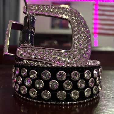 b.b simon （size 30） BB Simon Belt Zafirah & Chrome 100% Authentic Size 28 - 44