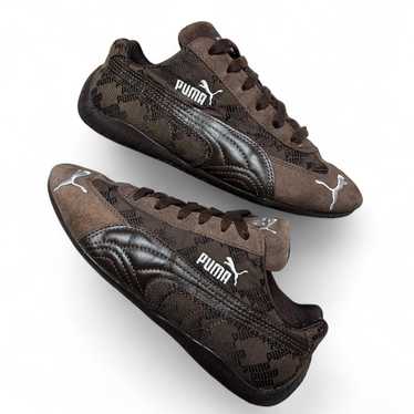 靴 00's Puma archive Leather Brown Sneakers Puma × Streetwear × Vintage Vintage 00' Puma Brown Leather
