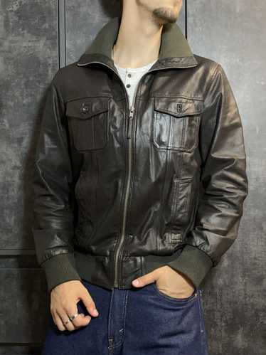Vintage leather jacket hedi - Gem