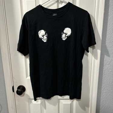 NUMBER NINE スカルプリント Tシャツ サイズ3 New Novelty Men Number Nine Rock band Skull T Shirts T-Shirt