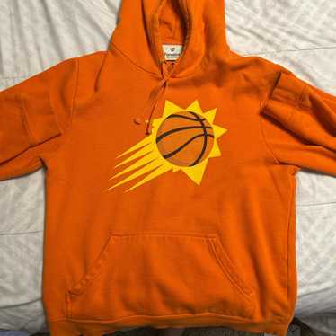 PHOENIX SUNS フーディ Men's Nike Orange Phoenix Suns Courtside Club Pullover Hoodie