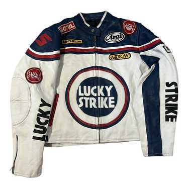 Lucky Strike Leather Jacket 【値下げ交渉 有】 LUCKY Strike Unmatched Protection Motorcycle Genuine Leather
