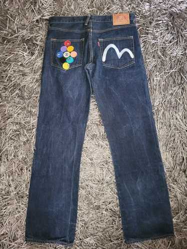 エヴィス evisu ジーンズ No.2 2002 36×35 楽天市場】EVISU JEANS ＃2002 NO.2 フロント ジップフライ
