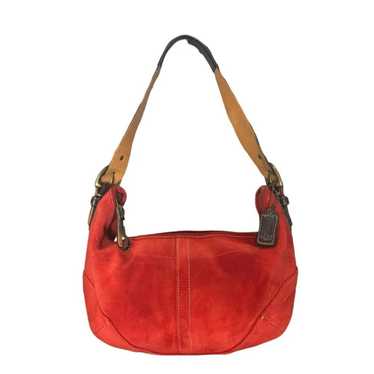 バッグ Coach Soho Red Hobo Shoulder Bag Coach Vintage Red Leather Legacy Soho Bucket Shoulder Bag | eBay