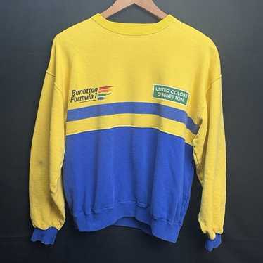BENETTON Formula1 トレーナー Benetton F1 Racing 90s Vintage Sweatshirt Formula 1