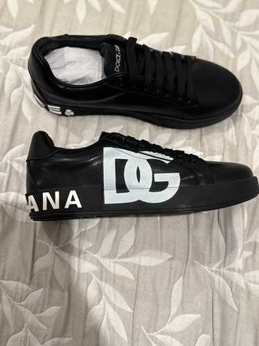 【送料&関税込】Dolce & Gabbana Portofino Vintage Sneake Portofino vintage calfskin sneakers in White for Women