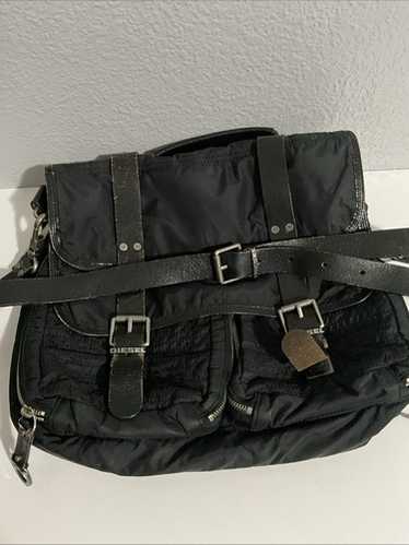バッグ OLD DIESEL leather messenger bag black Diesel 1DR Messenger Bag | Black | FARFETCH