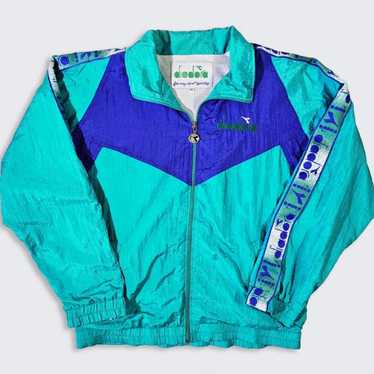 Diadora vintage diadora windbreaker - Gem