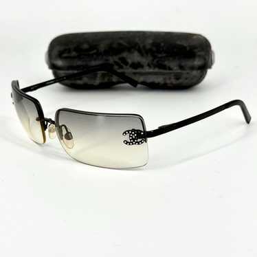 CHANEL リムレス サングラス 4104-Bココマーク ゴールド ダブルCC CHANEL Crystal CC Logo Sunglasses 4104-B Gold 1694665