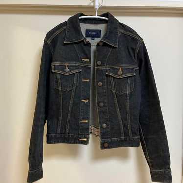 ジャケット・アウター Burberry blue label denimjacket Black BURBERRY BLUE LABEL Denim Jacket Nova Check Size 38 USA XS/S