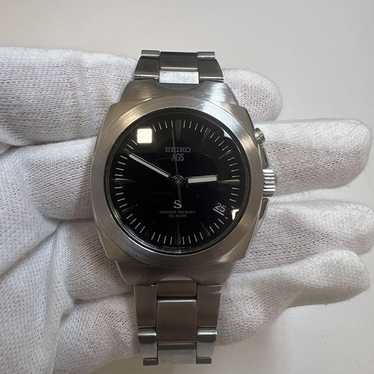 新品未使用　デッドストックSEIKO AGS 5M42-0E50 ブラック セイコー SEIKO AGS 5M42-0E50 キネティック クォーツ 腕時計