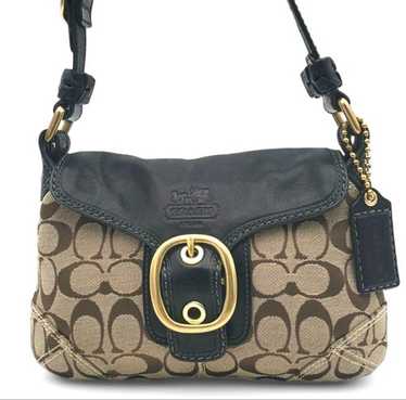 バッグ COACH Bleeker Legacy Soho Hand Bag Rare Coach bleecker legacy soho - Gem