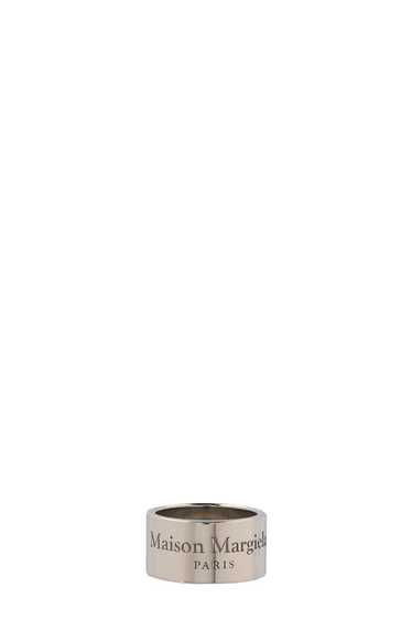 アクセサリー Maison Margiela logo ring silver 925 Maison Margiela: Silver Logo Ring | SSENSE Canada