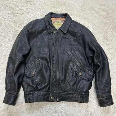 90s ITALY製 ROBO A-2 レザージャケット SIZE M 90s ITALY製 ROBO レザージャケット BLACK SIZE M