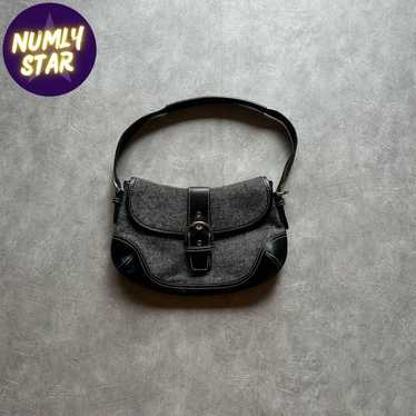 バッグ 00s archive grunge studs shoulder bagY2K 00s archive leather shoulder studs y2k - メルカリ