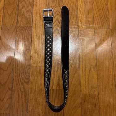 小物 rare 00's Y2K archive leather studs belt rare 00's Y2K