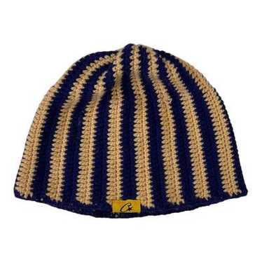 帽子 Corteiz KNIT STRIPE BEANIE V2 Corteiz Knit Stripe V2 Beanie Black/Cream Men's - FW24 - US