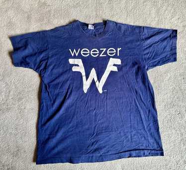 90s weezer/ROCK MUSICネイビー Tシャツ L 90s weezer/ROCK MUSICネイビー Tシャツ L Vintage 90's Weezer