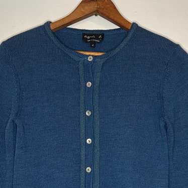 トップス 90-00s agnes b. homme border cardigan トップス 90-00s agnes b. homme border cardigan Vintage agnes