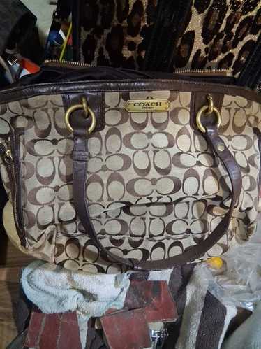 希少✨COACH One Shoulder Bag Leather Brown Coach one-shoulder bag brown - Gem