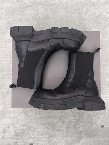 ブーツ RICH OWENS Beatle Mega Tractor ankle boot Rick Owens 'Beatle Mega Tractor' Ankle Boots | Grailed