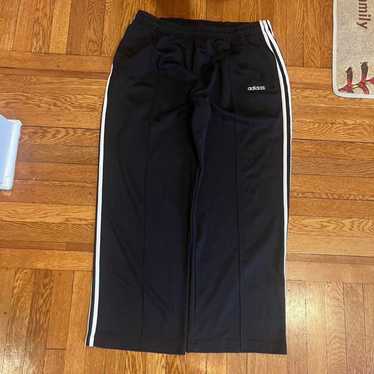 00s adidas nylon wide pants y2k teck 黒 M 00s adidas wide track pants y2k teck M - メルカリ