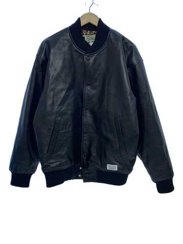 ジャケット・アウター WACKO MARIA LEATHER VARSITY JACKET Wacko Maria Leather Varsity Jacket in Black for Men | Lyst