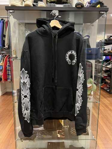 専用 Chrome Hearts Horseshoe Floral Fleece Chrome Hearts Horseshoe Floral Zip Up Hoodie White Men's