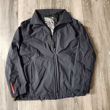 【PRADA】ナイロンジャケット ブルゾン ピンク GORE-TEX　42　XL PRADA】ナイロンジャケット ブルゾン ピンク GORE-TEX 42 XL