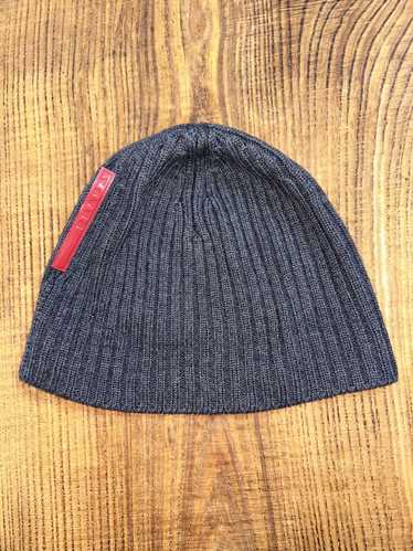帽子 00s archive prada wool beanie y2k PRADA AUTHENTIC BRAND NEW 100% WOOL ORIGINAL UNISEX DARK