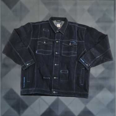 レア VTG 90s Maurice Malone Anorak RAP MoJeans by Maurice Malone Denim Jacket | Size XX-Large