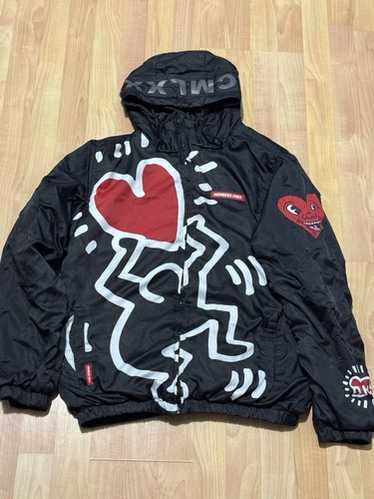Keith Haring×Menbars Onlyコラボナイロンジャケット黒　M Members Only Keith Haring Print Bomber Jacket in Black for